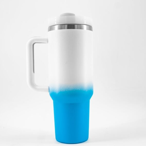 40oz Insulated Tumbler with Handle, Leak-Proof - Ombre