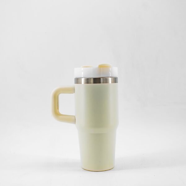 14 oz Insulated Tumbler with Handle - Single Color - Image 3