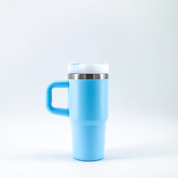 14 oz Insulated Tumbler with Handle - Single Color - Image 4