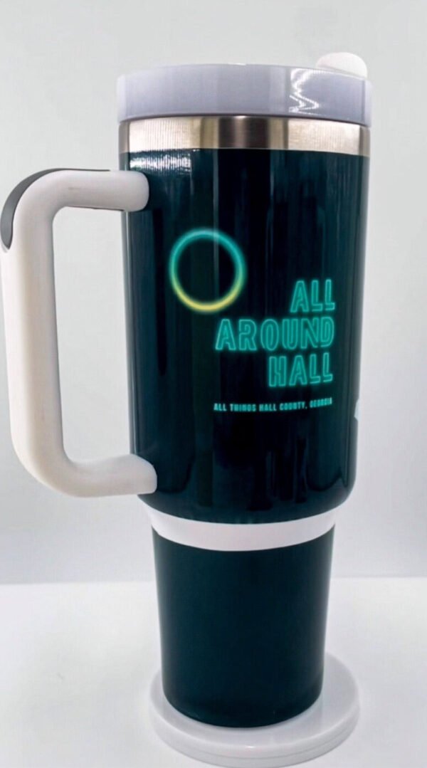 40oz Insulated Tumbler with Handle, Leak-Proof - Sublimated - Image 7